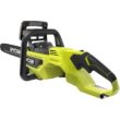 RYOBI 40V HP Brushless 16 in. Battery Chainsaw w/ Extra Chain, Biodegradable Bar & Chain Oil, 4.0 Ah Battery & Charger