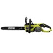 RYOBI 40V HP Brushless 18 in. Battery Chainsaw and 190 MPH 730CFM Battery Leaf Blower w/ (3) Batteries, (two) Chargers