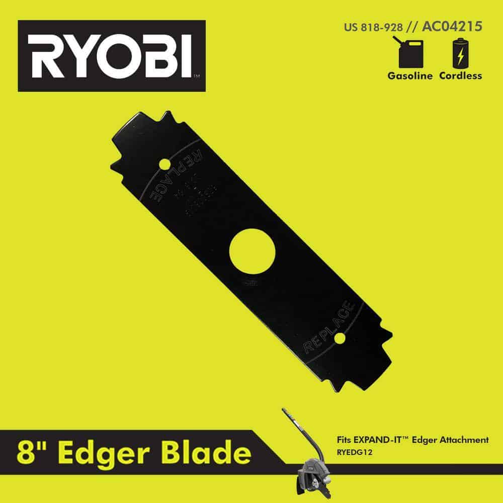 RYOBI RY40706BTL-AC 40V HP Brushless Cordless Edger (Tool Only) with Extra Edger Blade RYOBI RY40706BTL-AC 40V HP Brushless Cordless Edger (Tool Only) with Extra Edger Blade - Image 10