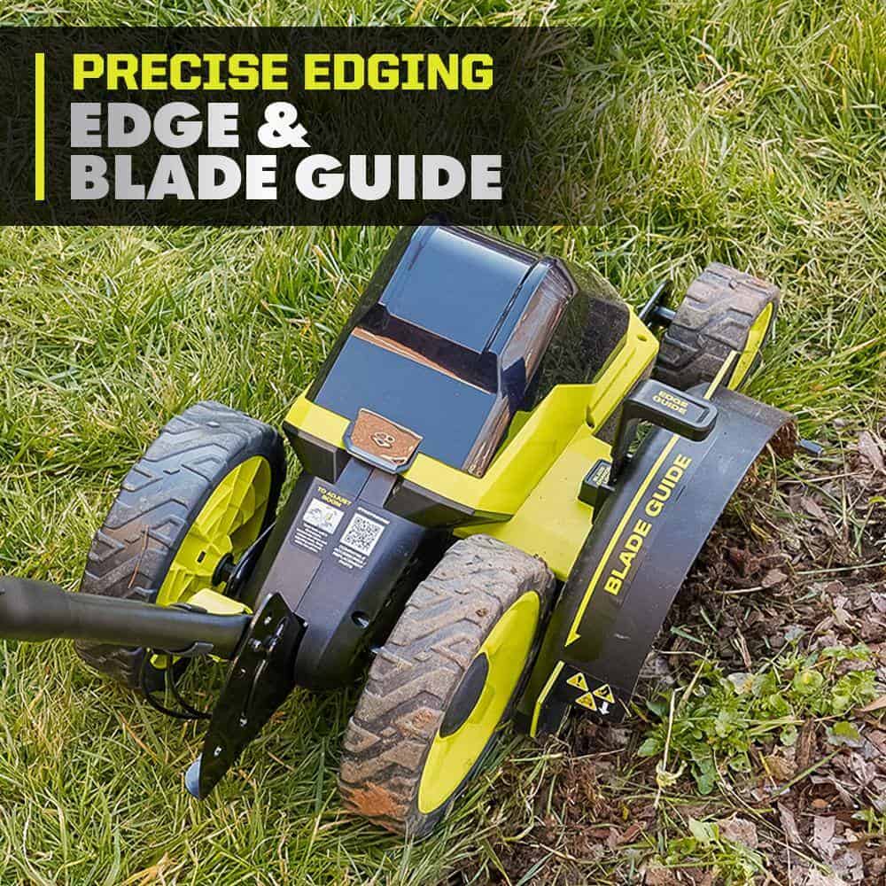 RYOBI RY40706BTL-AC 40V HP Brushless Cordless Edger (Tool Only) with Extra Edger Blade RYOBI RY40706BTL-AC 40V HP Brushless Cordless Edger (Tool Only) with Extra Edger Blade - Image 6