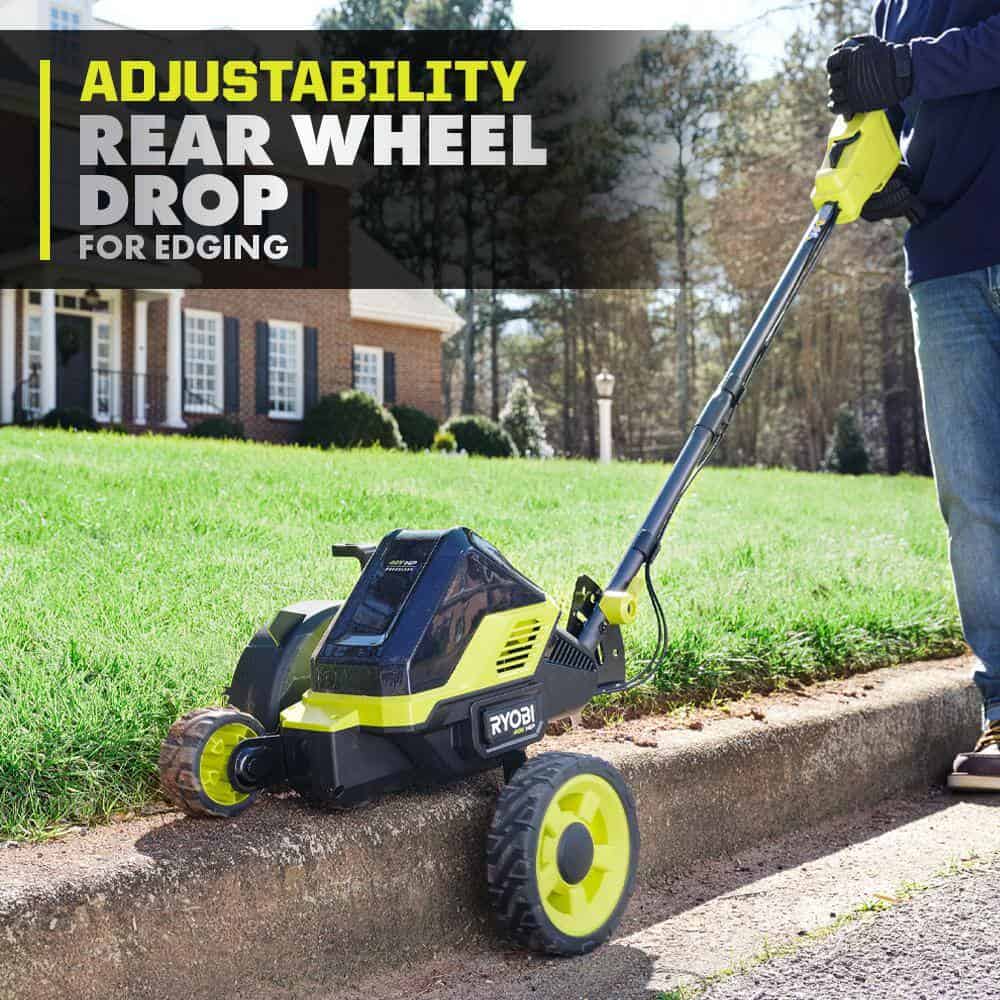 RYOBI RY40706BTL-AC 40V HP Brushless Cordless Edger (Tool Only) with Extra Edger Blade RYOBI RY40706BTL-AC 40V HP Brushless Cordless Edger (Tool Only) with Extra Edger Blade - Image 7