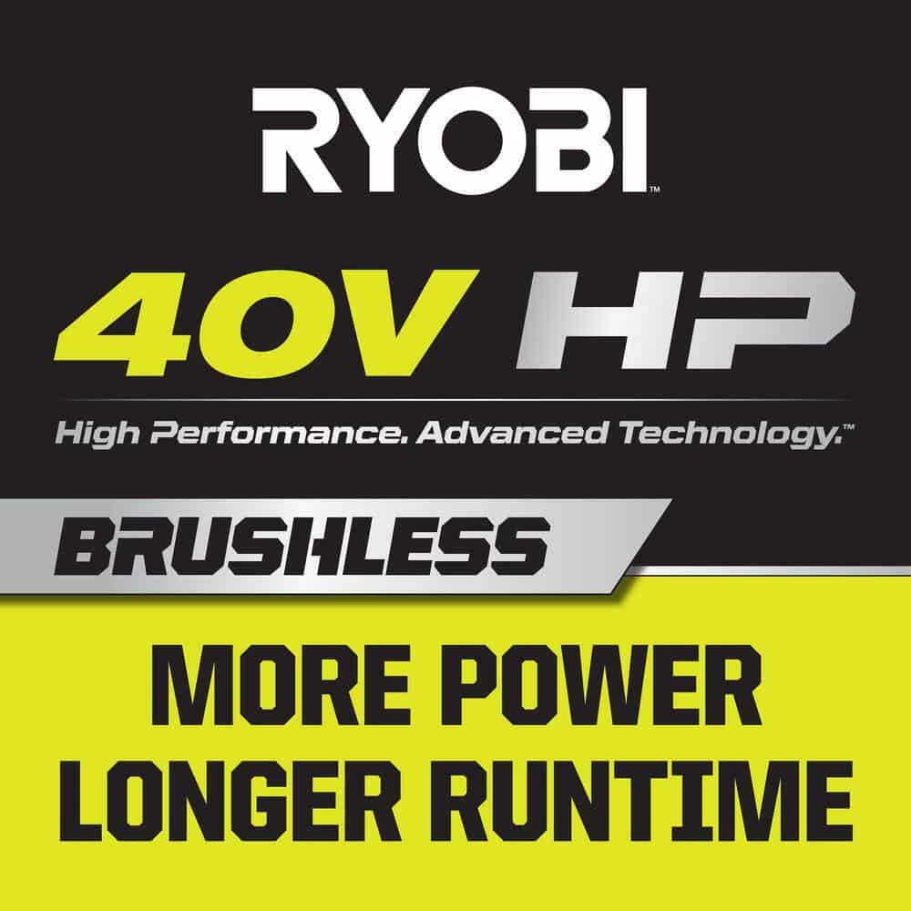 RYOBI RY40708BTL-AC 40V HP Brushless Stick Edger (Tool Only) with Extra Edger Blade RYOBI RY40708BTL-AC 40V HP Brushless Stick Edger (Tool Only) with Extra Edger Blade - Image 2