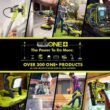 RYOBI P2680-PNR ONE+ HP 18V Brushless 22 in. Cordless Battery Hedge Trimmer & Brushless Cordless Pruner w/ 2.0 Ah Battery & Charger