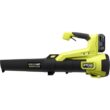 RYOBI ONE+ HP 18V Brushless 110 MPH 350 CFM Cordless Leaf Blower and 22 in. Hedge Trimmer with (2) Batteries and (2) Chargers