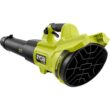 RYOBI 40V HP Brushless Whisper Series 155 MPH 600 CFM Cordless Battery Leaf Blower with (2) 4.0 Ah Batteries and Charger