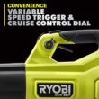 RYOBI RY404140 40V HP Brushless Whisper Series 160 MPH 650 CFM Cordless Battery Leaf Blower with 6.0 Ah Battery and Charger