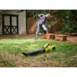 RYOBI RY404150-LB 40V HP Brushless 100 MPH 600 CFM Cordless Leaf Blower/Mulcher/Vacuum w/ Lawn & Leaf Bag, (2) 4.0 Ah Batteries & Charger