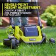 RYOBI 40V HP Brushless 20 in. Cordless Battery Walk Behind Push Mower & String Trimmer with (2) Batteries and Chargers