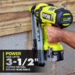 RYOBI PBL350KN ONE+ HP 18V Brushless Cordless AirStrike 30° Framing Nailer Kit with 4.0 Ah HIGH PERFORMANCE Battery and Charger