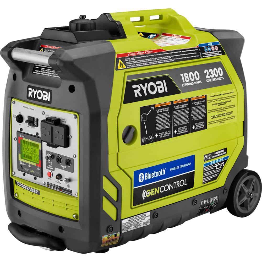 RYOBI 2,300-Watt Recoil Start Bluetooth Super Quiet Gasoline Powered Digital Inverter Generator with CO Shutdown Sensor RYOBI 2,300-Watt Recoil Start Bluetooth Super Quiet Gasoline Powered Digital Inverter Generator with CO Shutdown Sensor - Image 7