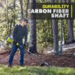 RYOBI 40V HP Brushless 15 in. Carbon Fiber Shafter String Trimmer and Edger Attachment with 4.0 Ah Battery and Charger
