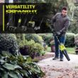 RYOBI 40V HP Brushless 15 in. Carbon Fiber Shafter String Trimmer and Edger Attachment with 4.0 Ah Battery and Charger