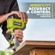 RYOBI ONE+ 18V Compact Router Kit with 2.0 Ah Battery, Charger, and 6.0 Ah HIGH PERFORMANCE Battery (2-Pack)