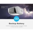SkyLink ATR-5922BKUW 1-1/4 HPF Quiet Belt Drive Smart Dual LED Garage Door Opener (Wi-Fi) with Battery Backup
