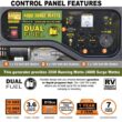 Sportsman 806694 4,000/3,500-Watt Recoil Start Dual Fuel Gasoline Propane Portable Generator with CO Detector Auto-Shutoff