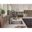 KOHLER K-RH28174-1PC-NA Cursiva All-in-One Stainless Steel 33 in. Single Bowl Drop-In or Undermount Kitchen Sink with Faucet