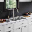KOHLER K-RH5267-1PC-NA Verse Stainless Steel 33 in. Double Bowl Drop-In Kitchen Sink with Faucet