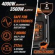 WEN GN400iX 4000/3500-Watt RV-Ready Gasoline Powered Open Frame Inverter Generator with CO Watchdog