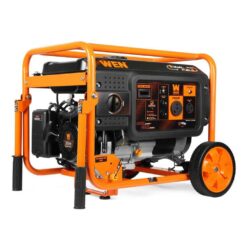 WEN DF430X 4375/3500-Watt Dual Fuel Portable Generator with Wheel Kit and CO Watchdog