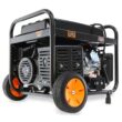WEN DF475X 4750/3800-Watt 120-Volt/240-Volt Dual Fuel Electric Start Portable Generator with Wheel Kit and CO Watchdog