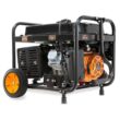 WEN DF475X 4750/3800-Watt 120-Volt/240-Volt Dual Fuel Electric Start Portable Generator with Wheel Kit and CO Watchdog