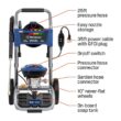 Westinghouse 3200 PSI 1.76 GPM 13 Amp Cold Water Electric Powered Pressure Washer with Turbo Nozzle and 5 Quick Connect Tips