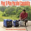 Westinghouse 2,550-Watt Dual Fuel Gas and Propane Powered Portable Inverter Generator with Recoil Start, LED Data Center
