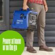 Westinghouse 2,550-Watt Dual Fuel Gas and Propane Powered Portable Inverter Generator with Recoil Start, LED Data Center