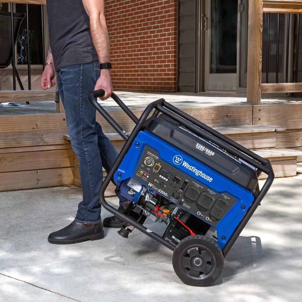 Westinghouse 6,600/5,300-Watt Gas Powered Portable Generator with Remote Electric Start and 30A 120/240V Outlet Westinghouse 6,600/5,300-Watt Gas Powered Portable Generator with Remote Electric Start and 30A 120/240V Outlet - Image 3