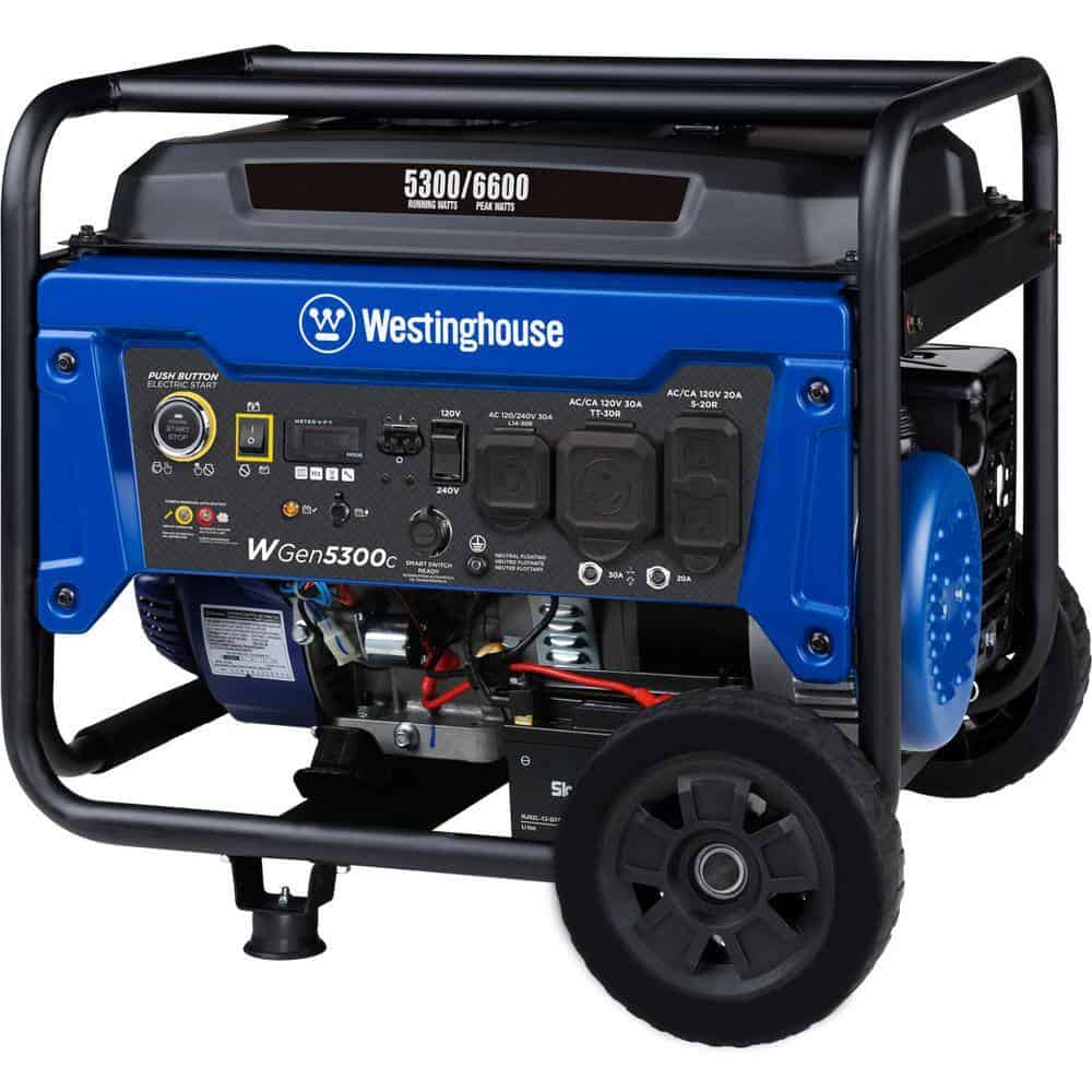 Westinghouse 6,600/5,300-Watt Gas Powered Portable Generator with Remote Electric Start and 30A 120/240V Outlet Westinghouse 6,600/5,300-Watt Gas Powered Portable Generator with Remote Electric Start and 30A 120/240V Outlet - Image 11