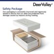 DEERVALLEY DV-1K0067 White Fireclay 33 in. Single Bowl Farmhouse Apron Workstation Kitchen Sink with Accessories