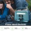 YOSHINO B330 SST Solid-State Portable Power Station, 330W /480W Peak, Push-Button Start Battery Generator