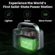 YOSHINO B330 SST Solid-State Portable Power Station, 330W /480W Peak, Push-Button Start Battery Generator