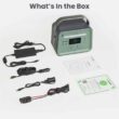 YOSHINO B330 SST Solid-State Portable Power Station, 330W /480W Peak, Push-Button Start Battery Generator