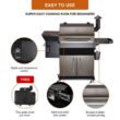 Z GRILLS ZPG-1000D 1060 sq. in. Pellet Grill and Smoker with cabinet storage, Bronze