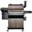 Z GRILLS ZPG-1000D 1060 sq. in. Pellet Grill and Smoker with cabinet storage, Bronze