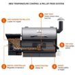 Z GRILLS ZPG-550A2E 590 sq. in. Wood Pellet Grill and Smoker PID 2.0 in Stainless Steel