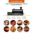 Z GRILLS ZPG-550A2E 590 sq. in. Wood Pellet Grill and Smoker PID 2.0 in Stainless Steel