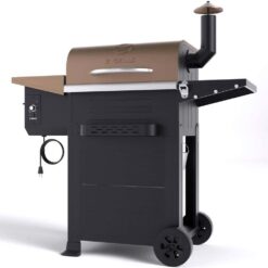 Z GRILLS ZPG-L6002B 573 sq. in. Wood Pellet Grill and Smoker PID 2.0 in Bronze