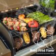 Z GRILLS ZPG-L6002B 573 sq. in. Wood Pellet Grill and Smoker PID 2.0 in Bronze