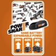 Worx 40V 17" Cordless Lawn Mower (2 Batteries & Charger) | Quiet, Compact, Lightweight