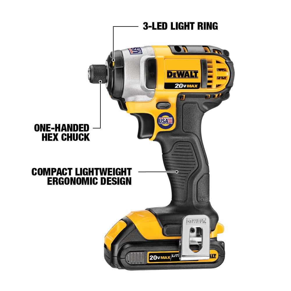 DEWALT 20V MAX Power Tool Combo Kit, 4-Tool Cordless Power Tool Set with 2 Batteries and Charger (DCK444C2) DEWALT 20V MAX Power Tool Combo Kit, 4-Tool Cordless Power Tool Set with 2 Batteries and Charger (DCK444C2) - Image 5