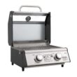 Monument Grills, Clearview 2 - Burner Portable Stainless Liquid Propane 15000 BTU Gas Grill