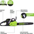 Greenworks 80V 18" Brushless Cordless Chainsaw (Great for Tree Felling, Limbing, Pruning, and Firewood) / 75+ Compatible Tools), Tool Only