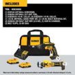 DEWALT 20V MAX XR Brushless Drywall Screwgun and Cut-Out Tool Combo Kit (2.0Ah) (DCK265D2)