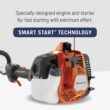 Husqvarna 330LK Gas String Trimmer, 28-cc 2-Cycle, 20-Inch Straight Shaft Gas Weed Eater with Rapid Replace Trimmer Head