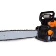 WEN Cordless Electric Chainsaw, 16-Inch Brushless with 40V Max 4Ah Battery and Charger (40417)