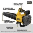 DEWALT 20V MAX XR Leaf Blower, Cordless, Handheld, 125-MPH, 450-CFM, Tool Only (DCBL722B)