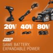 Worx GT Revolution 20V 12" String Trimmer Grass Trimmer/Edger/Mini-Mower, WG170.2