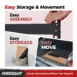 HOMEDANT Z-beam 5 Tier Laminated Heavy Duty Garage Storage Adjustable, 47.7"W x 24.1"D x 71.3"H 1Pack